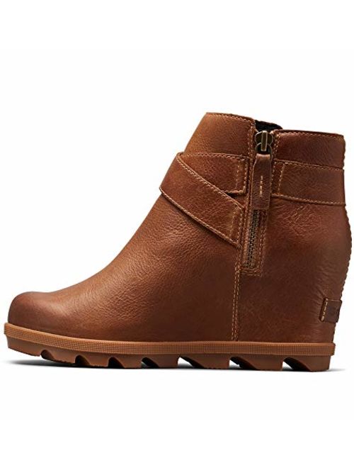 Sorel Full Grain Leather Joan of Arctic High Heel Wedge Boot