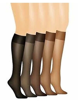 Silk Reflections Women's High Waist Control Top Sandalfoot Pantyhose