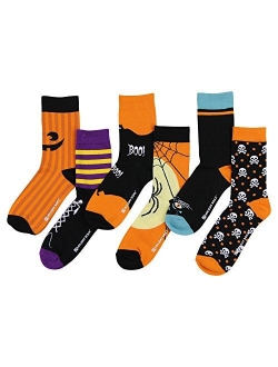 Women's Fun Colorful Crew Sock 6 Packs