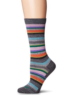 Sassy Stripe Crew Light Socks - Women's