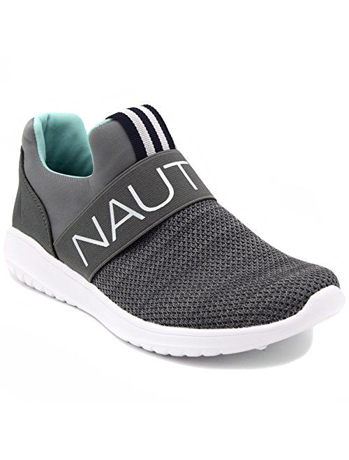 Nautica Women Fashion Slip-On Sneaker Jogger Comfort Running Shoes