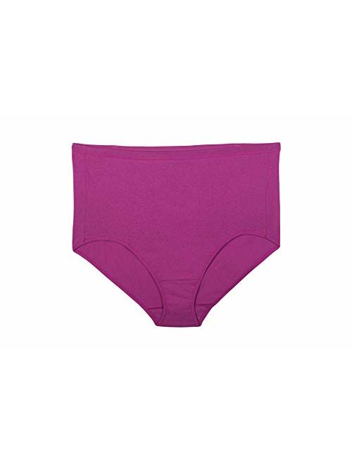 Fruit of the Loom Women's Plus Size Fit for Me Comfort Covered Brief