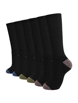 Women's Athletic Crew Socks 8 Pairs Cushion Running Socks for Women Sport Wicking Cotton Socks 7-10/10-14