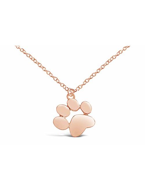 Rosa Vila Paw Print Necklace, Paw Necklace, Dog Necklace, Dog Jewelry for Women, Dog Paw Necklace, Dog Pendant, Dog Necklaces for Women