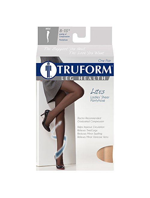 Truform Lites Mild Sheer Compression Pantyhose