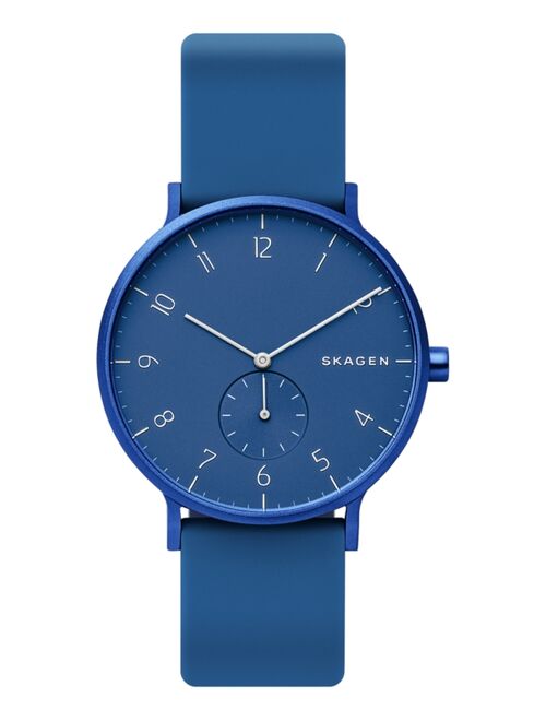 Skagen Aaren Colored Silicone 41mm Watch