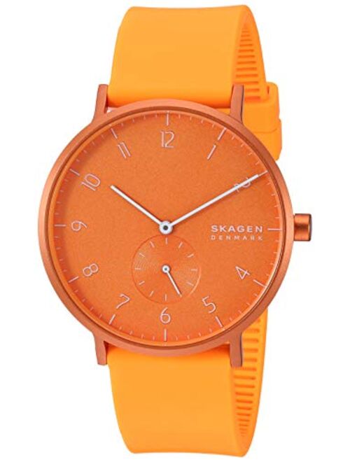 Skagen Aaren Colored Silicone 41mm Watch