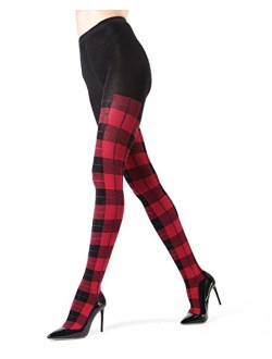 Glasgow Plaid Sweater Tights | Women's Hosiery - Pantyhose