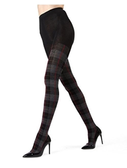 Glasgow Plaid Sweater Tights | Women's Hosiery - Pantyhose