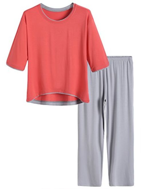 Latuza Women's Half Sleeve Pajama Set