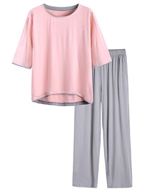 Latuza Women's Half Sleeve Pajama Set