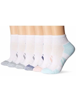 Women's 6-Pack Peformance Cotton Cushioned Athletic Ankle Socks