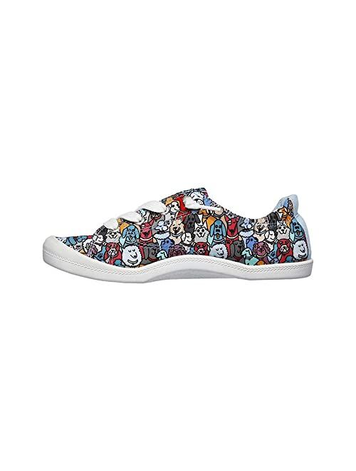 Skechers Women's Beach Bingo-Kitty Concert Sneaker