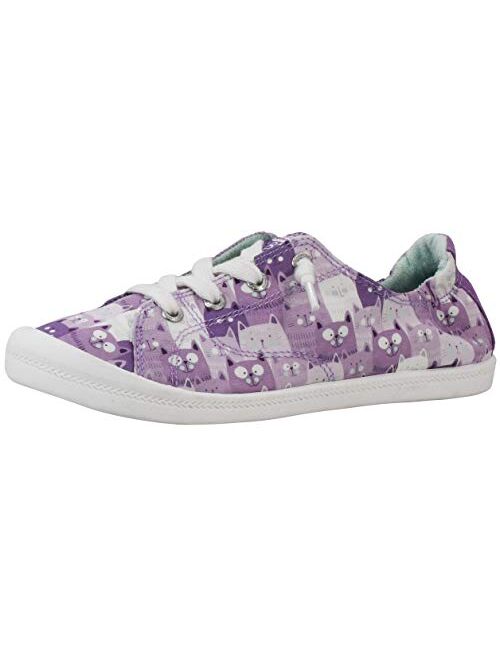 Skechers Women's Beach Bingo-Kitty Concert Sneaker