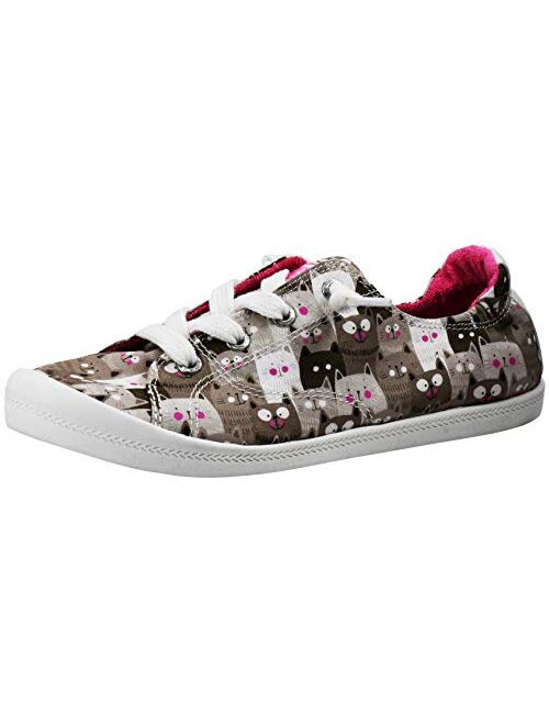 Skechers Women's Beach Bingo-Kitty Concert Sneaker