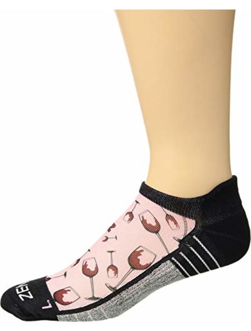 Zensah Limited Edition No-Show Running Socks - Anti-Blister Comfortable Moisture Wicking Sport Socks for Men and Women