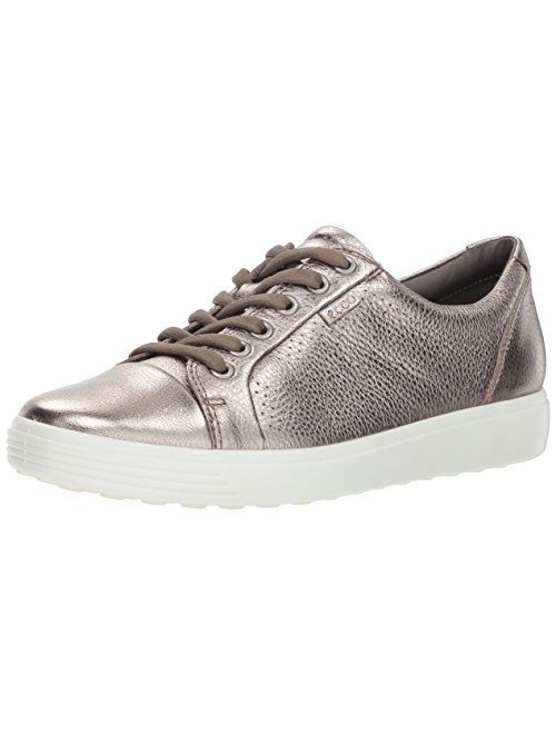 ECCO Women's Soft 7 Perforated Tie Sneaker