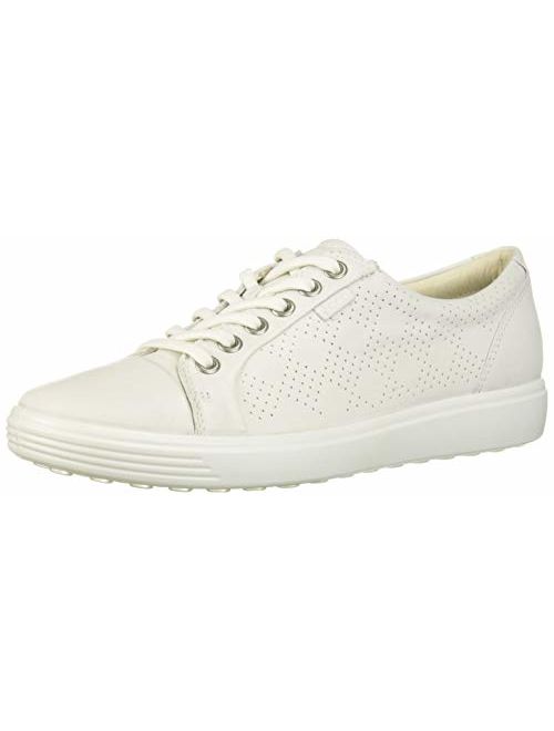 ECCO Women's Soft 7 Perforated Tie Sneaker