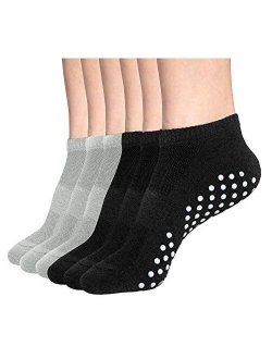 Womens & Mens Low Cut Socks,DIBAOLONG 6-Pair Ankle No Show Athletic Short Cotton Socks