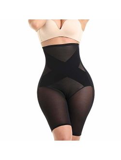 Tummy Control Body Shaper Shorts - High Waist Thigh Slimmer Panties Shapewear