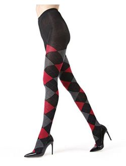 Campbell Argyle Sweater Tights | Hosiery - Pantyhose