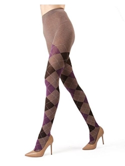 Campbell Argyle Sweater Tights | Hosiery - Pantyhose