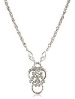 Heart Eyeglass Holder Pendant Necklace, 28"