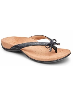 Women's Rest Bella Toe Post Sandal- Supportive Ladies Orthotic Sandals that include Three Zone Comfort with Arch Support- Flip Flop