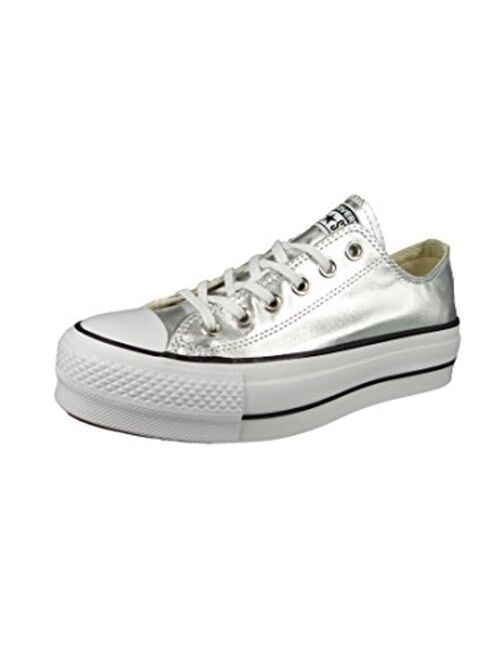 Converse Women's Chuck Taylor All Star Metallic Platform Low Top Sneaker