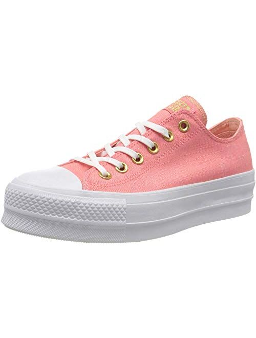 Converse Women's Chuck Taylor All Star Metallic Platform Low Top Sneaker