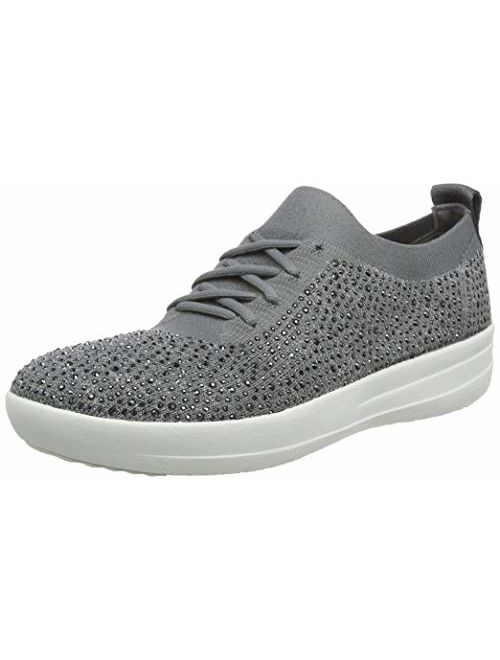 FitFlop Women's F-Sporty Uberknit Sneakers-Crystal Trainers