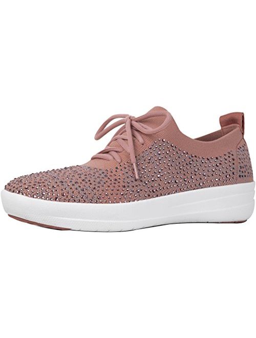 FitFlop Women's F-Sporty Uberknit Sneakers-Crystal Trainers