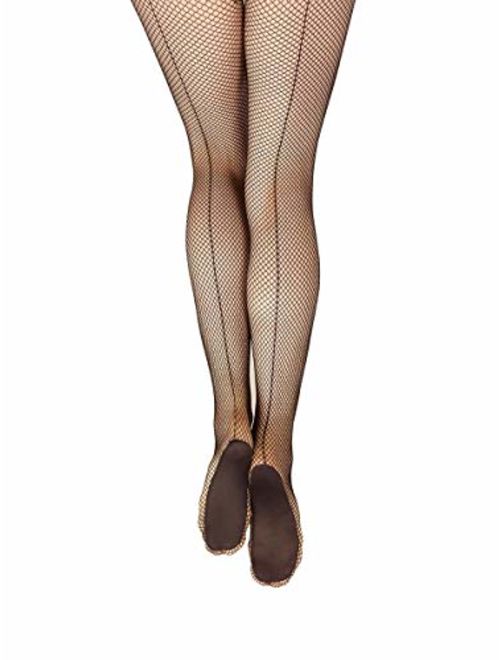 Capezio Women's Professional Fishnet Tight With Seams