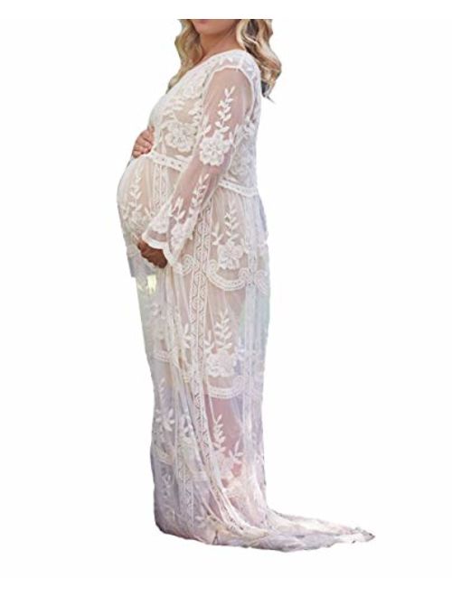 Maternity Photography Prop Sexy Maternity Dress Fancy Maternity Lace Dress