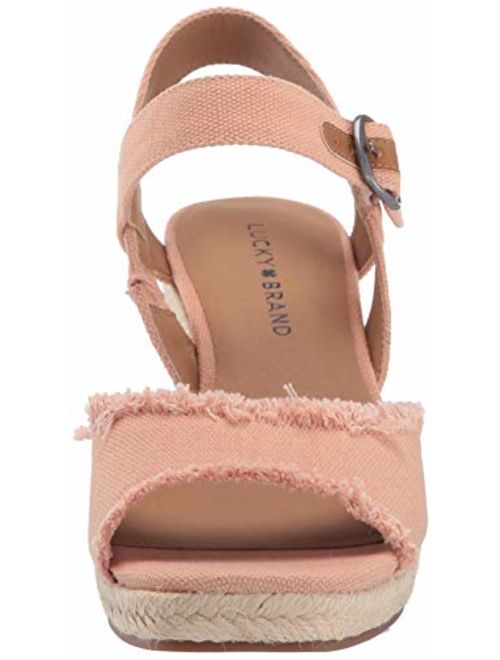 Lucky Brand Women's Mindra Espadrille Wedge Sandal