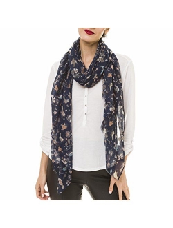 Scarf for Women Lightweight Animal Butterfly Fashion Spring Summer Scarves Shawl Wraps