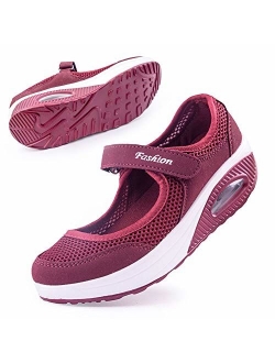 Women's Comfortable Working Nurse Shoes Non-Slip Adjustable Breathable Walking Buffer Fitness Casual Nursing Orthotic Lightweight Shoes Arthritis, Diabetes Heel Pain, Foo