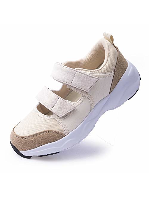 Women's Comfortable Working Nurse Shoes Non-Slip Adjustable Breathable Walking Buffer Fitness Casual Nursing Orthotic Lightweight Shoes Arthritis, Diabetes Heel Pain, Foo