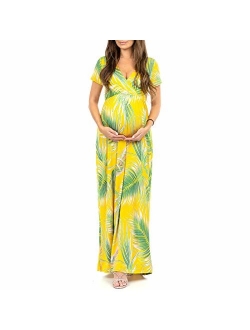 Women's Maternity Short Sleeve Dress - Made in USA