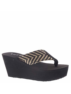 Women's Diver Webbing Wedge Flip-Flop