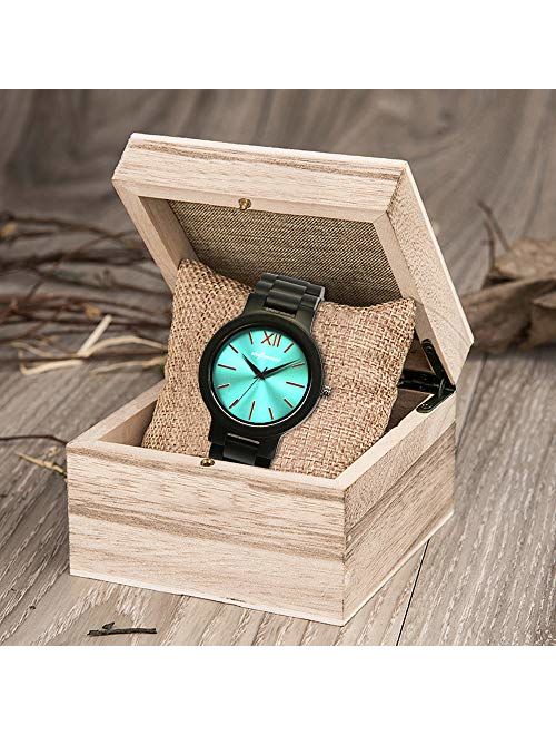 Engraved Wooden Watches, Personalized Engraved Wood Watch for Anniversary Birthday Graduation Wedding Gift for Husband Boyfriend Love Dad Mom Son Friend Groomsman Engrave