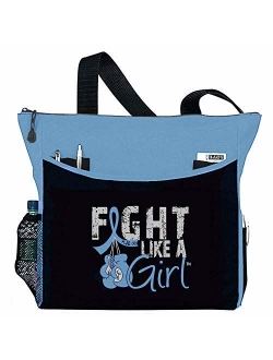 Fight Like a Girl Boxing Glove Tote Bag