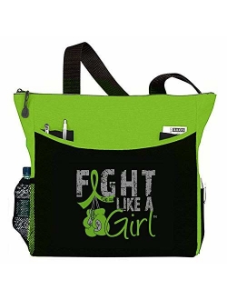 Fight Like a Girl Boxing Glove Tote Bag