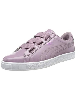 Women's Basket Heart Patent Low-Top Sneakers