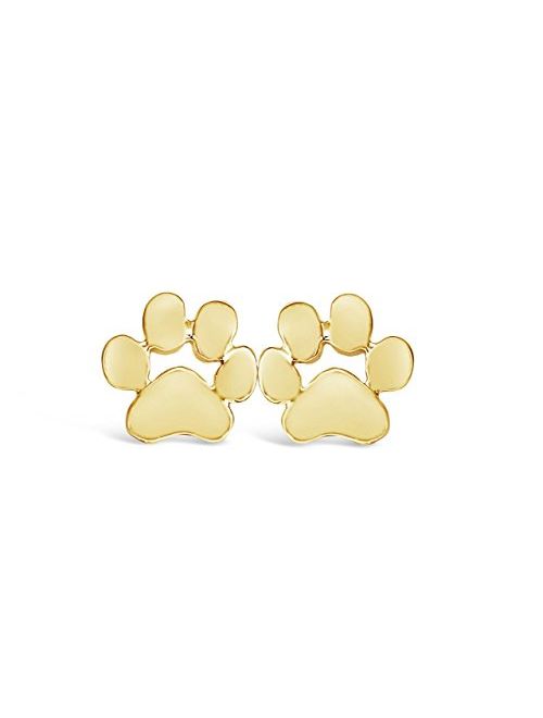 Rosa Vila Dog Paw Print Earrings, Dainty Dog Earrings, Puppy Earrings for Owners of All Dog Breeds, Dog Paw Earrings for Women, Veterinarian Gifts for Women