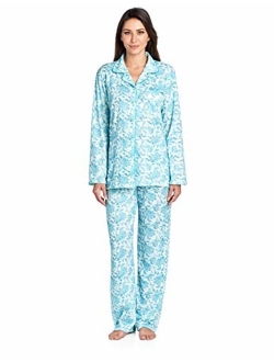 Casual Nights Women's Sleepwear Long Sleeve Floral Pajama Set