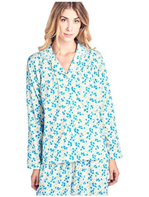 Casual Nights Women's Sleepwear Long Sleeve Floral Pajama Set