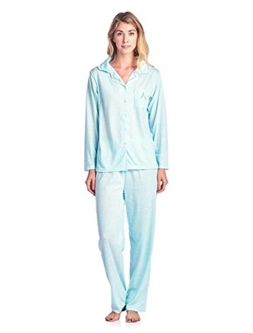 Casual Nights Women's Sleepwear Long Sleeve Floral Pajama Set