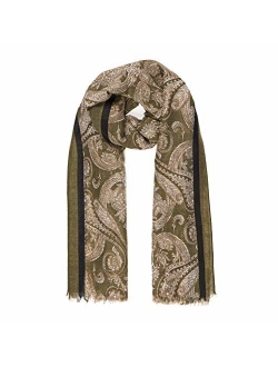 Scarf for Women Lightweight Paisley Fashion for Spring Summer Scarves Shawl Wrap