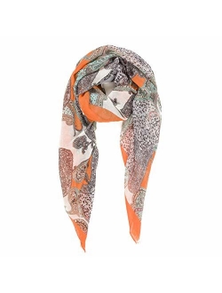 Scarf for Women Lightweight Paisley Fashion for Spring Summer Scarves Shawl Wrap